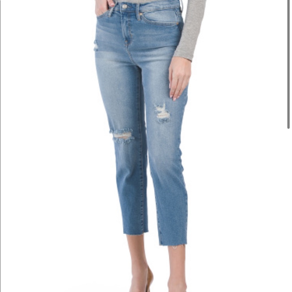 Nicole Miller New York Super high-rise mom jeans, brand new! Cropped length